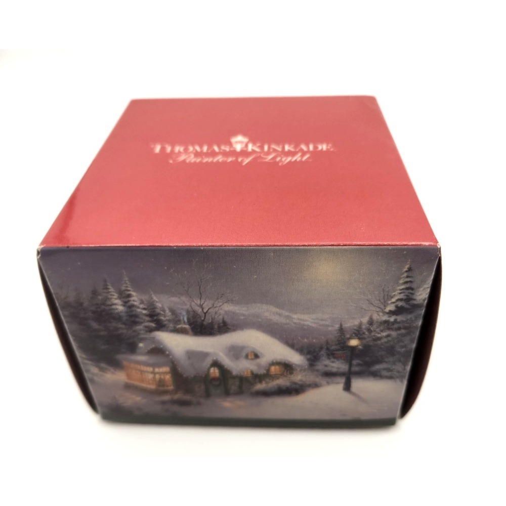 Sears Thomas Kinkade 2011 Ltd Edition Holiday Ornament Winter Painter Of Light